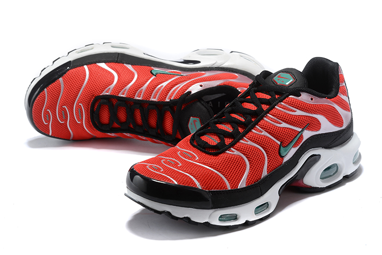 Men Nike Air Max PLUS Red Black White Jade